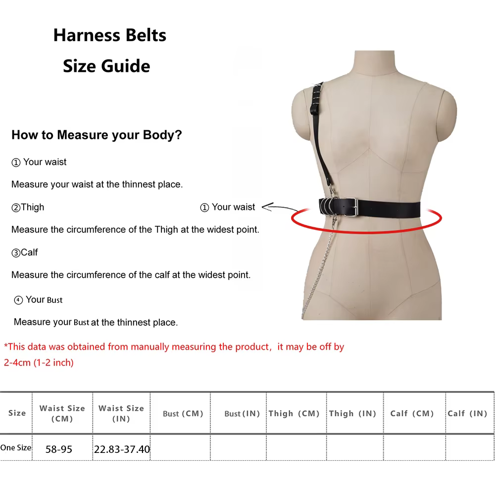 Ceinture Punk Style de rue pour femmes