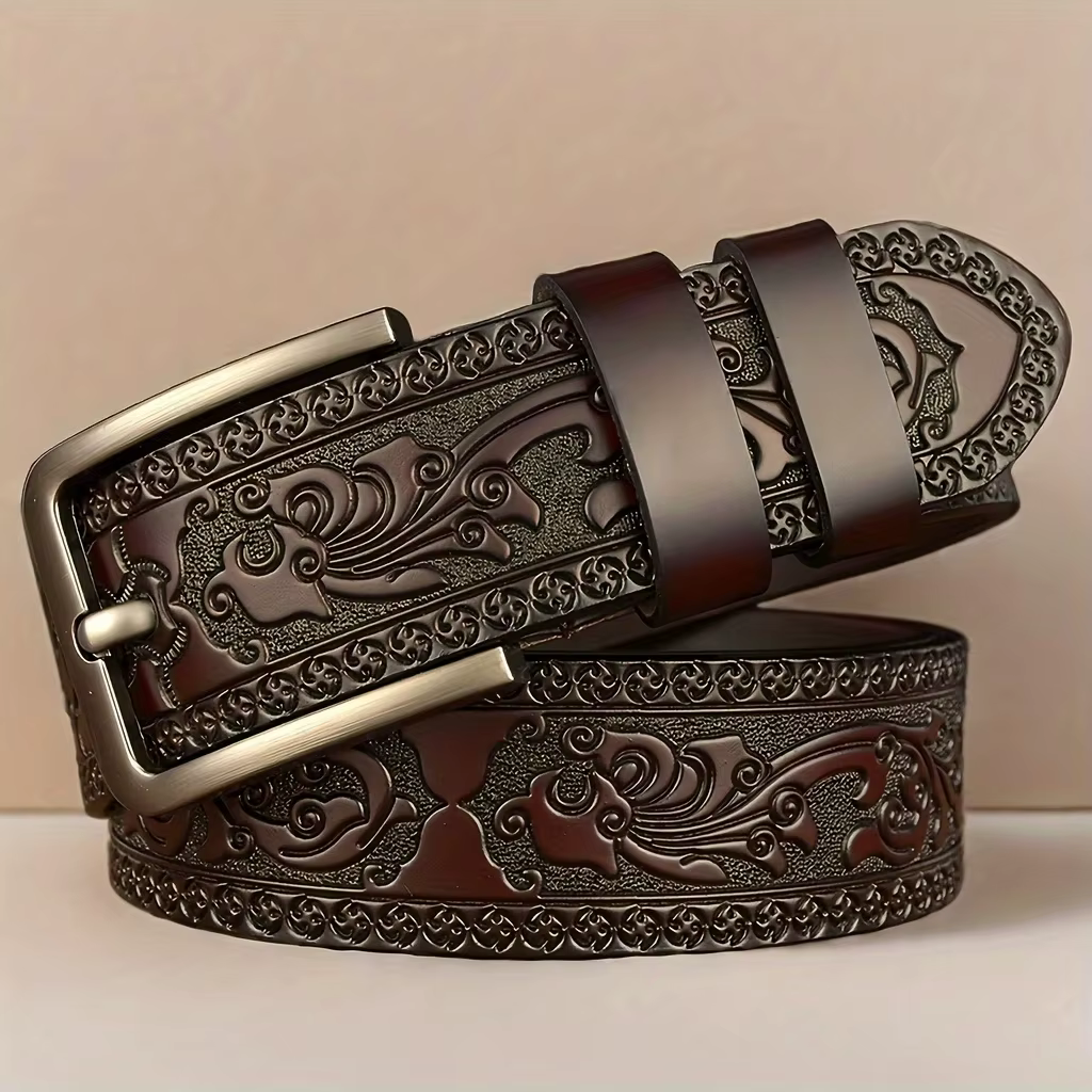 Ceinture en cuir véritable pour hommes et femmes