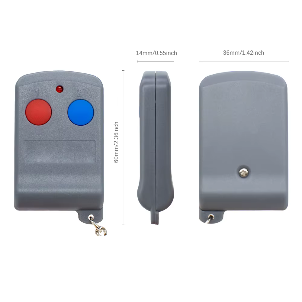 Télécommande Garrison à 2 boutons pour garage, transmetteur de commande de porte automatique