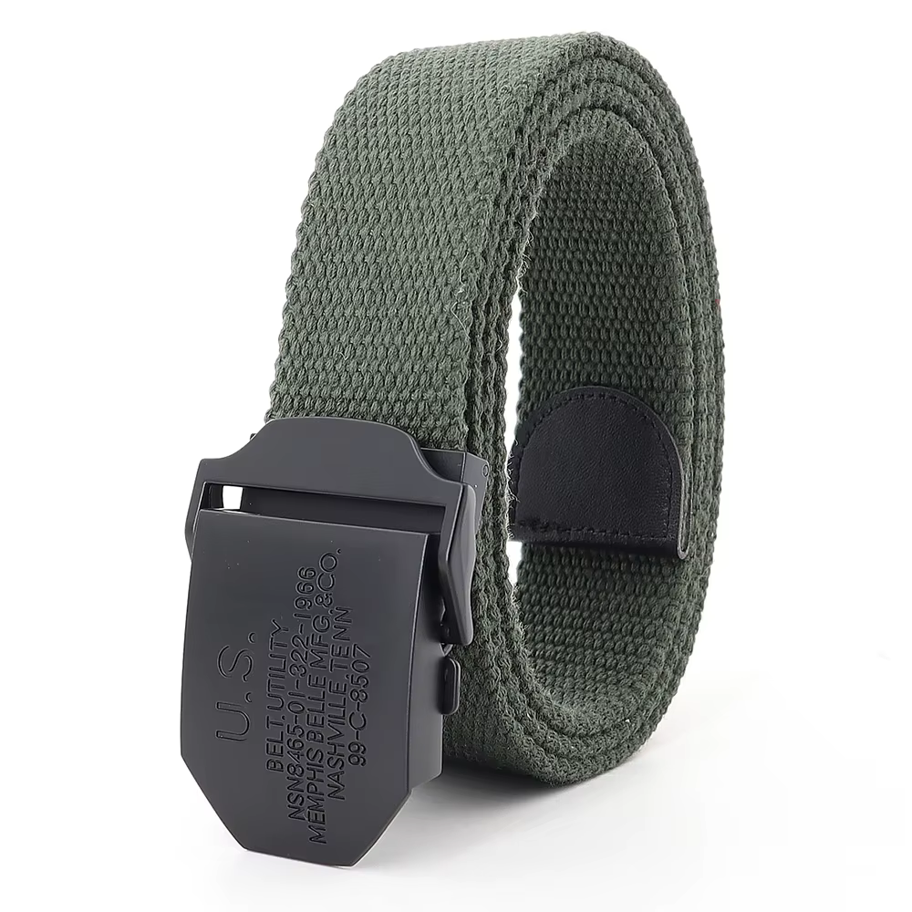 Ceinture jeans ceintures pour homme noir US boucle mode