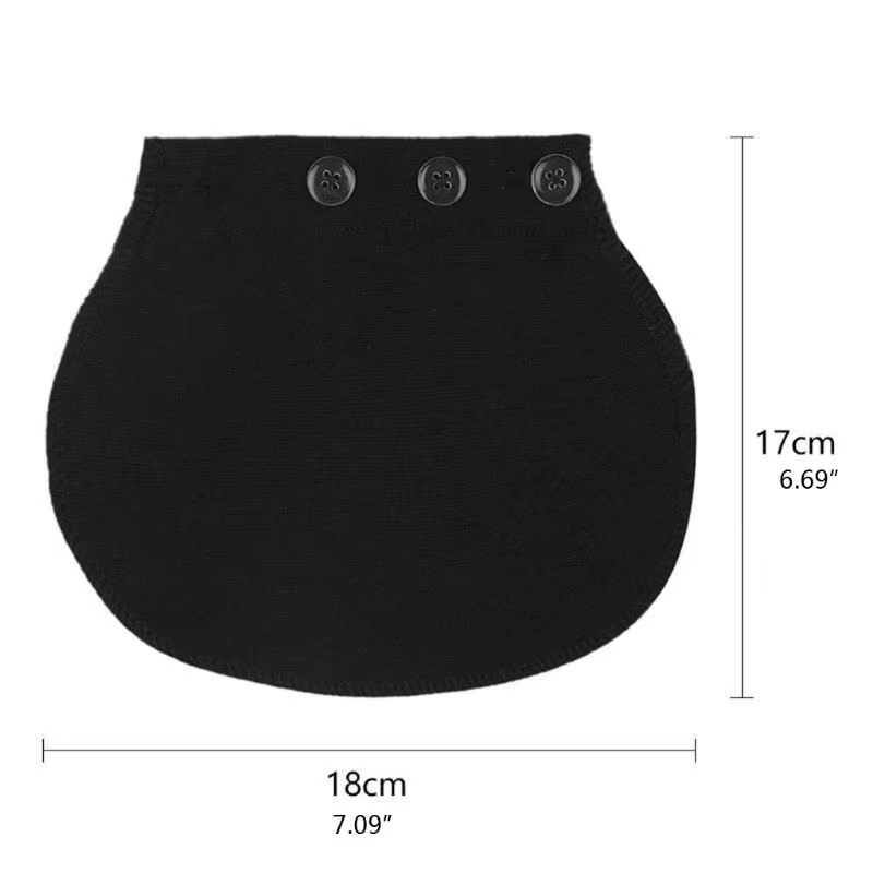 Extension de bouton de pantalon de grossesse pour femme enceinte,ceinture d'allongement de la taille, élastique, ample, souple et réglable,