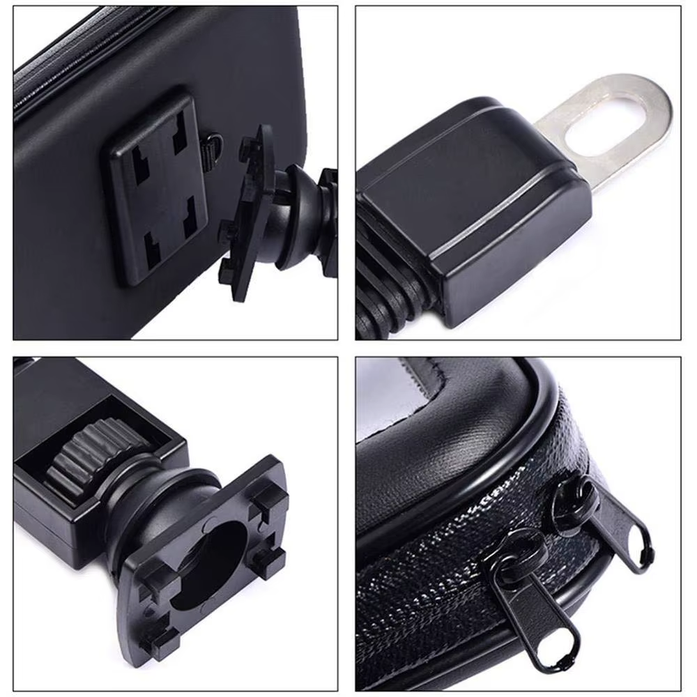 Support de téléphone pour moto, support de rétroviseur pour moto, support de fixation pour scooter, sac de téléphone étanche pour moto, pour Samsung