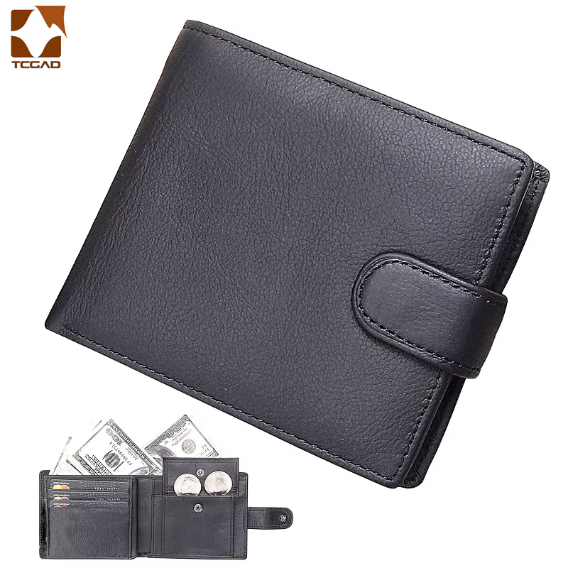 Portefeuille homme en cuir véritable
