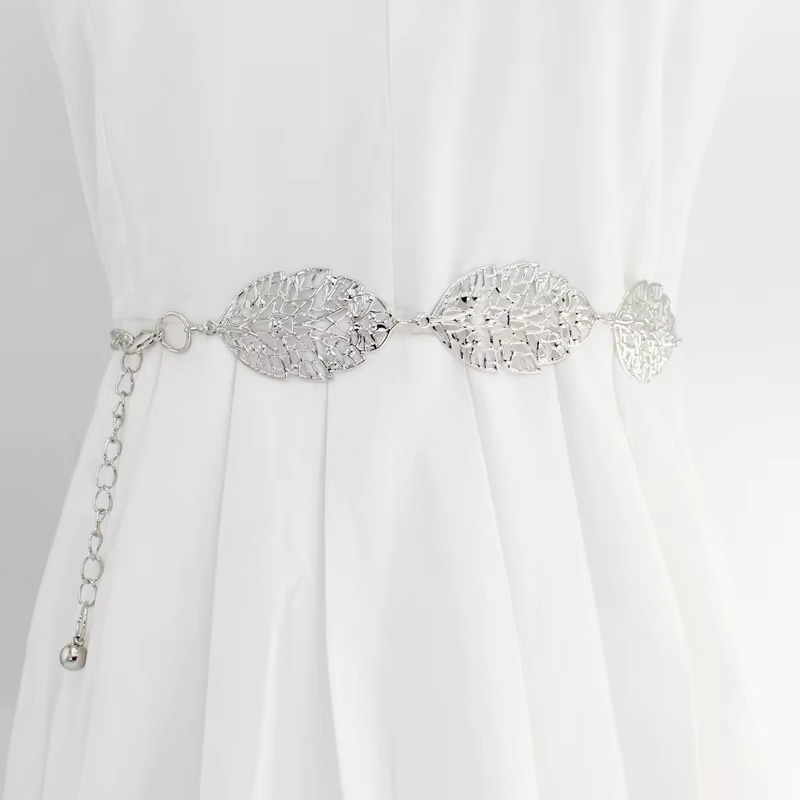 Ceinture Ajourée en Forme de Cuir oral elu pour Femme