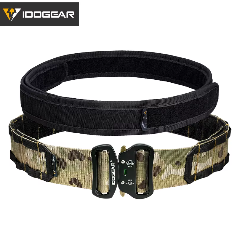 IDOGEAR tactique 2 pouces ceinture de Combat boucle à dégagement rapide MOLLE chasse Sport hommes