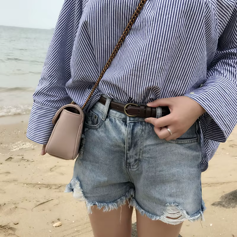Ceinture classique en cuir de haute qualité pour hommes