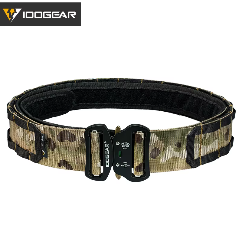 IDOGEAR tactique 2 pouces ceinture de Combat boucle à dégagement rapide MOLLE chasse Sport hommes