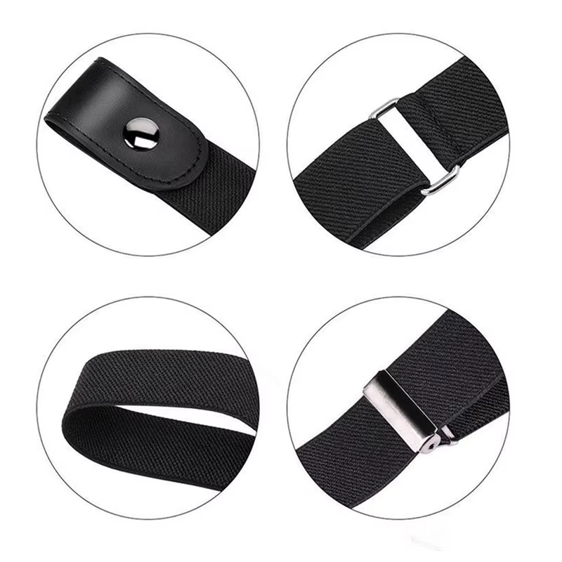 Ceinture élastique sans boucle pour femmes