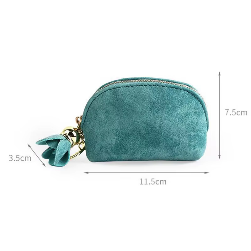Mini portefeuille en cuir PU pour femmes