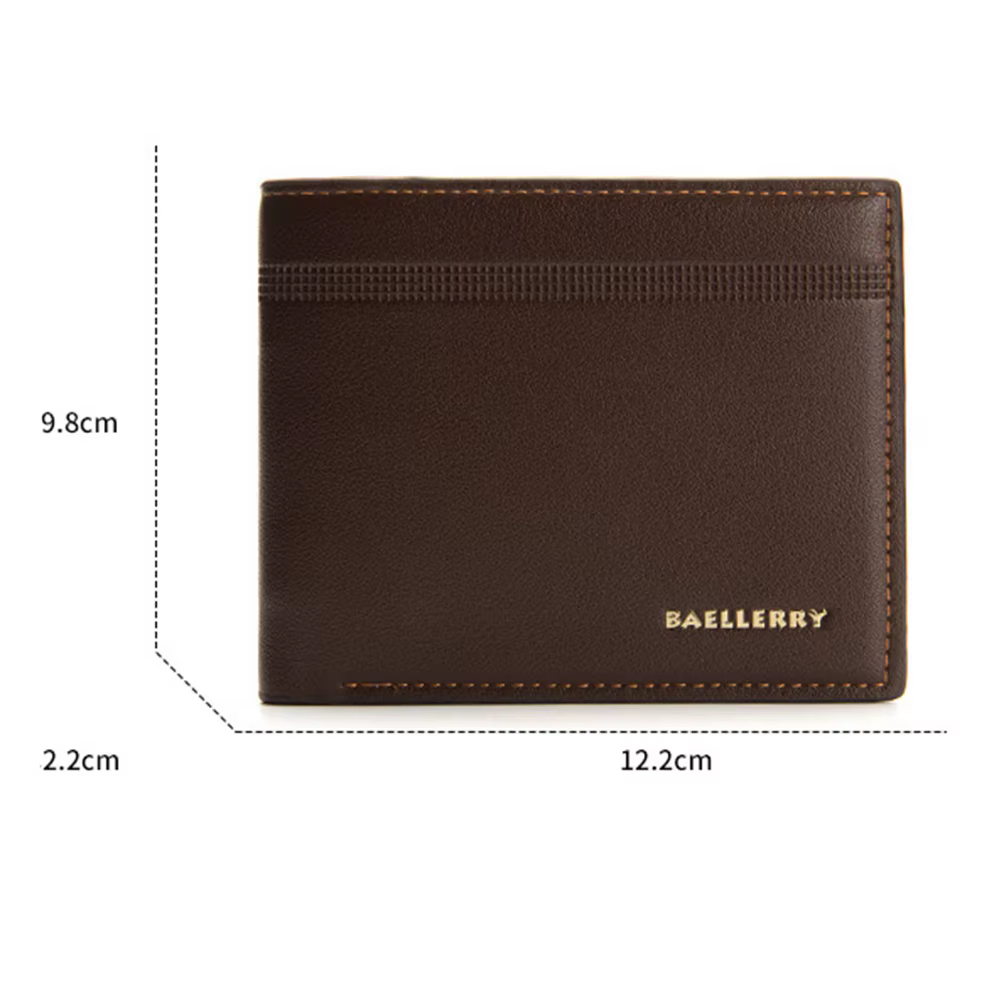 Nom personnalisé nouveaux hommes portefeuilles porte-carte de haute qualité homme sac à main en cuir PU