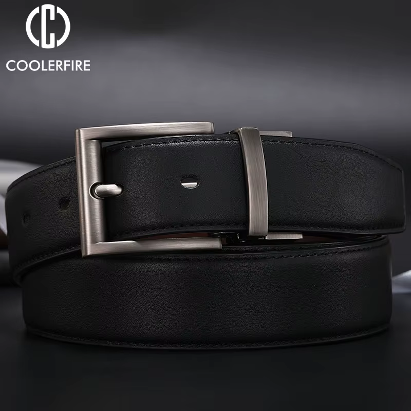 Ceinture réversible décontractée de haute qualité pour homme