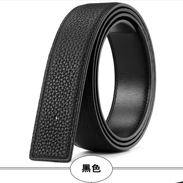 Ceinture de marque en cuir véritable pour homme