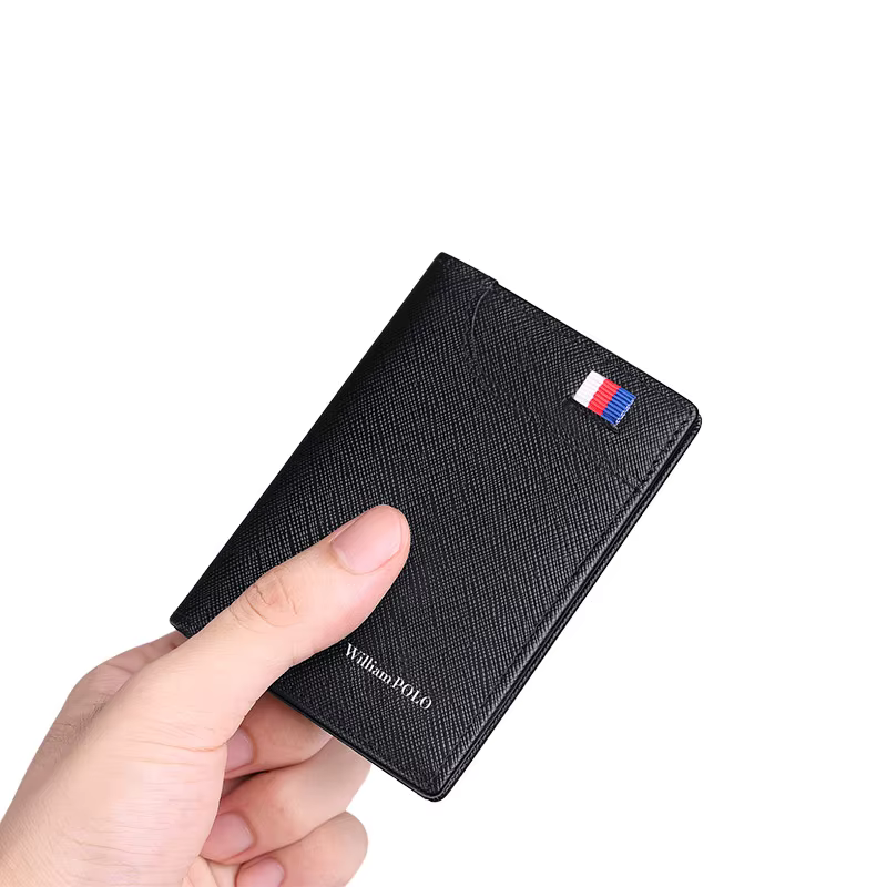 Petit porte-cartes vertical pour hommes