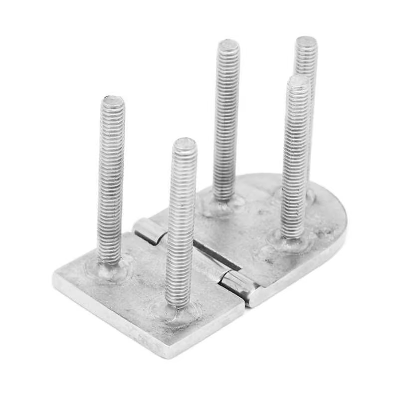Charnière de porte de bateau avec fixation dissimulée, acier inoxydable 316 de qualité marine, quincaillerie polie pour yacht, charnière Sunshine