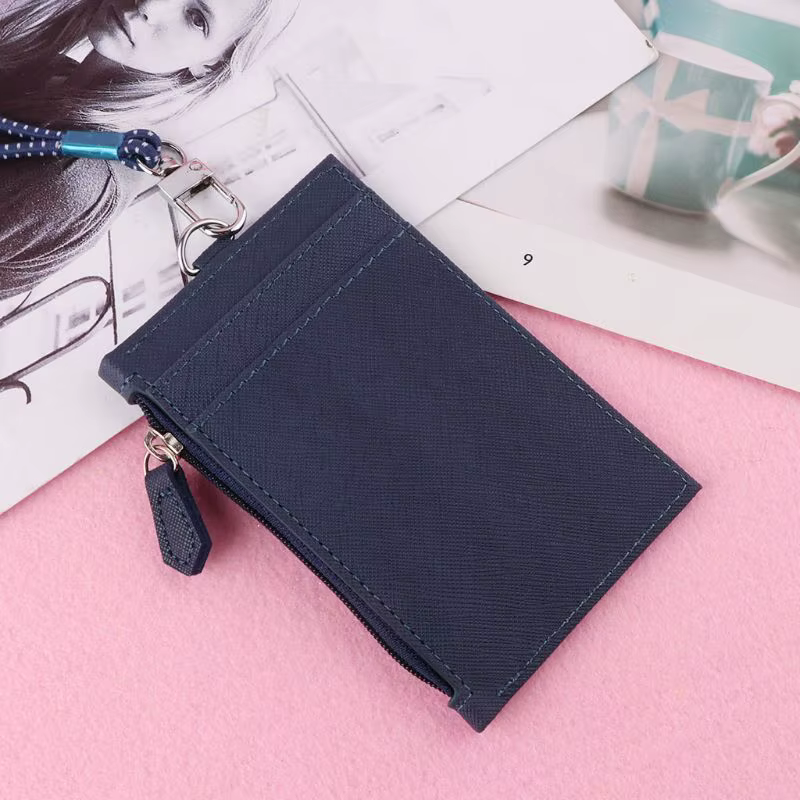 Porte-cartes de visite en cuir PU pour hommes et femmes