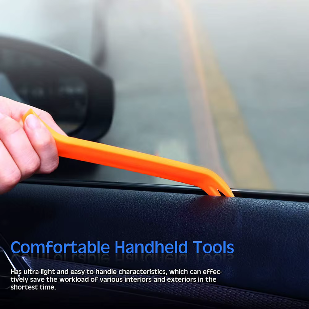 Outil de démontage de garnitures automobiles, outils pour panneaux de porte de voiture, outil d'installation d'autoradio, outil de démontage de clips de porte de voiture, levier de démontage de pannea