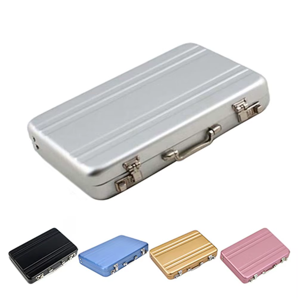 Porte-cartes en aluminium pour hommes et femmes
