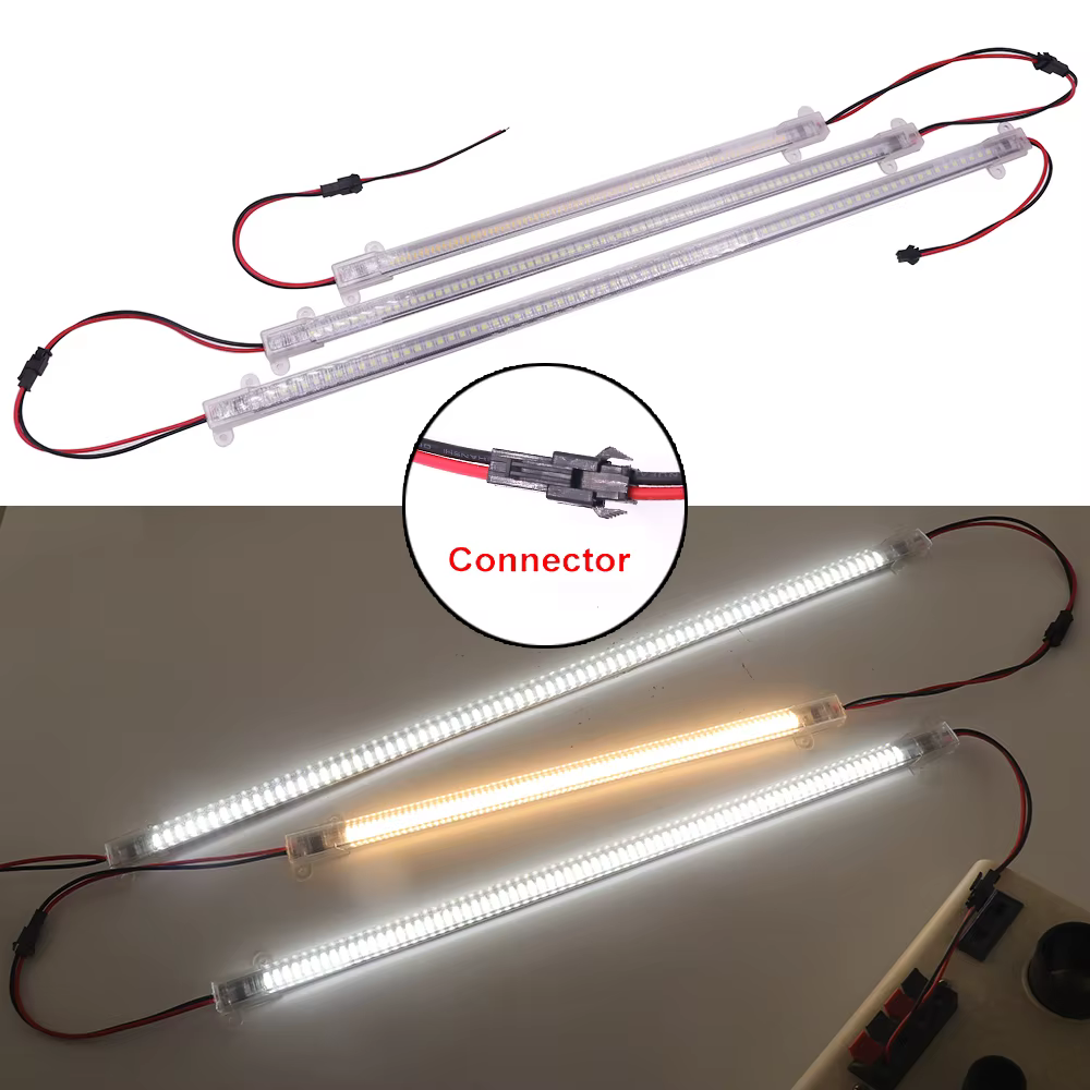 Barre Lumineuse LED AC220V, Haute Luminosité 50cm 40cm 30cm 72 gible 2835, Bande Rigide, T-shirts d'Massage, Tubes Fluorescents, 5 Pièces/Lot