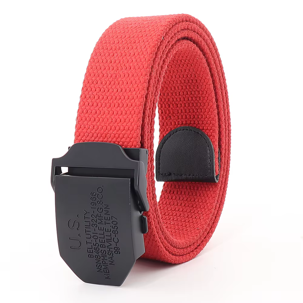 Ceinture jeans ceintures pour homme noir US boucle mode