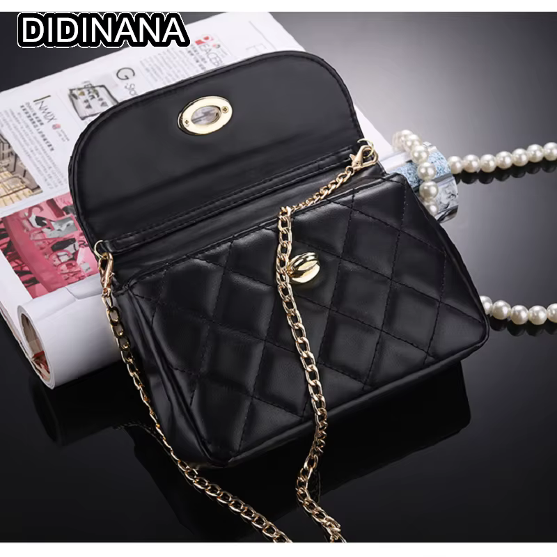 Mode femme taille ceinture sac en cuir PU chaîne en métal