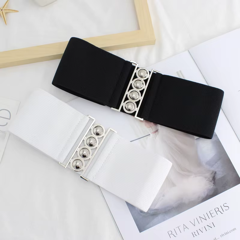 Ceinture large élastique pour femme