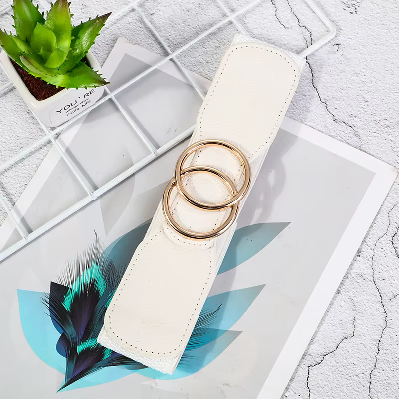 Nouvelle ceinture élastique large pour femmes