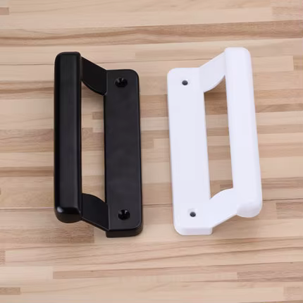 Poignée de porte en aluminium, poignée de porte marketet de fenêtre, poignée de porte en plastique