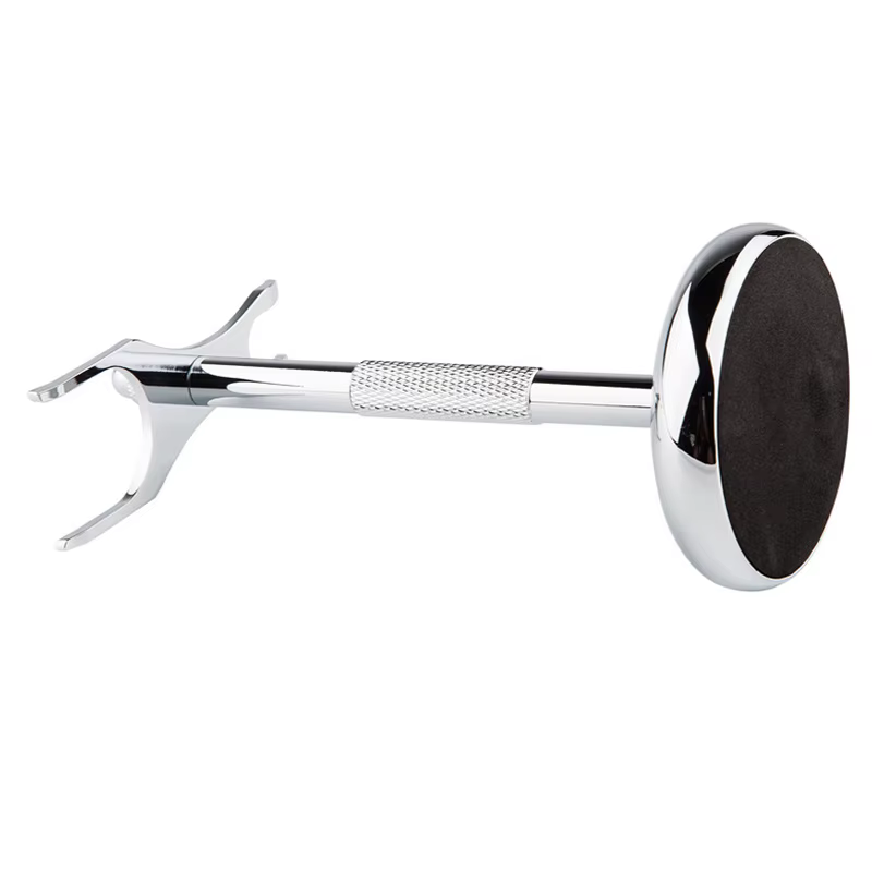 Support de rasoir pour homme en acier inoxydable, support pour brosse à raser, support pour rasoir de sécurité, support de rasoir 15 cm et brosse non incluses