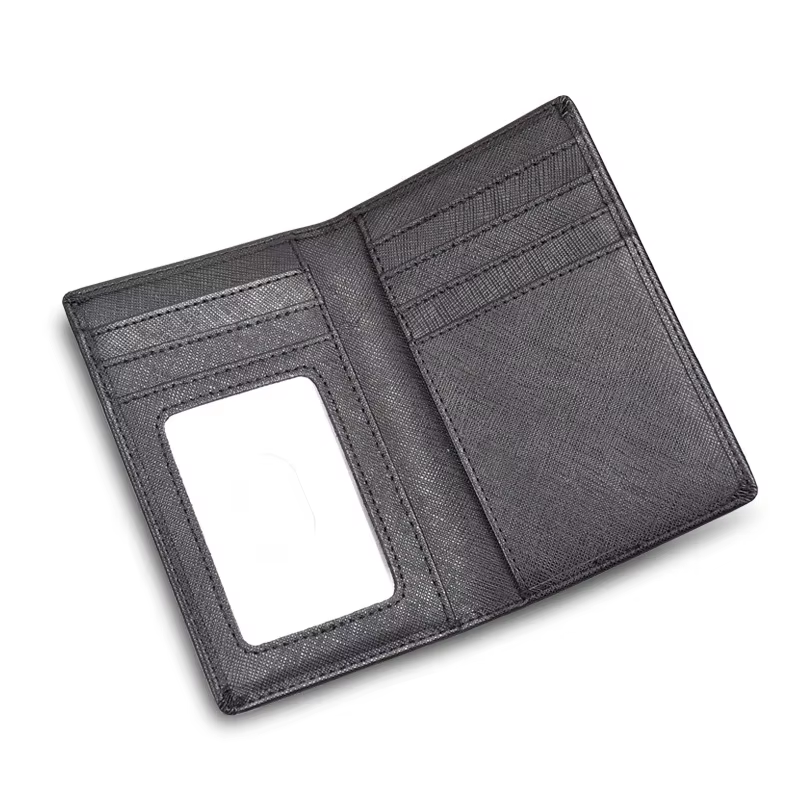 Saffiano – porte-cartes en cuir pour hommes