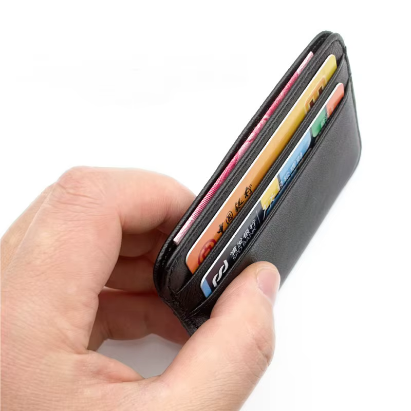 Gibo m.com ja-Porte-cartes en cuir véritable