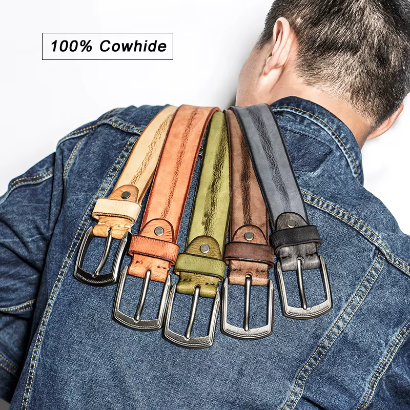 MEDYLA – ceinture en cuir pour hommes
