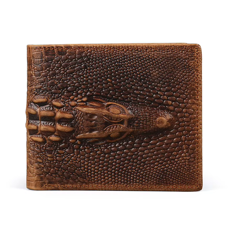 Ruil – portefeuille rétro en cuir de vache véritable pour homme