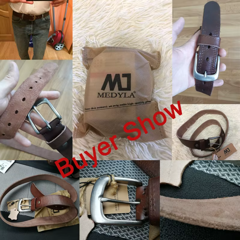 MEDYLA-Ceinture en cuir véritable pour homme, Peau naturelle, Vintage Cowboys, Designer de luxe, Sangle de haute qualité, Livraison en 24 heures