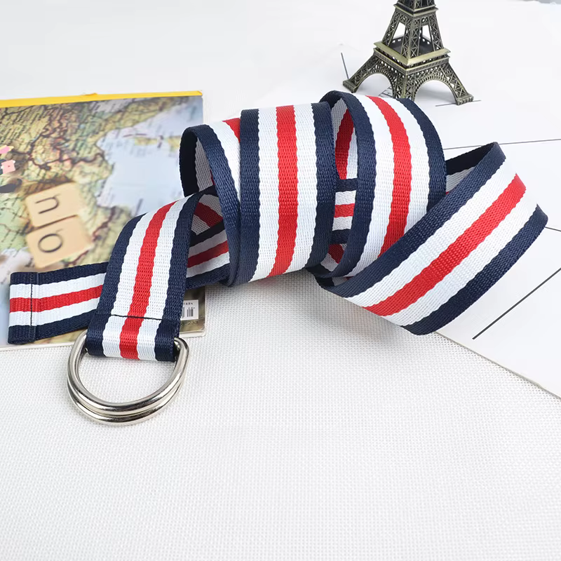 Ceinture à boucle en métal unisexe pour hommes et femmes
