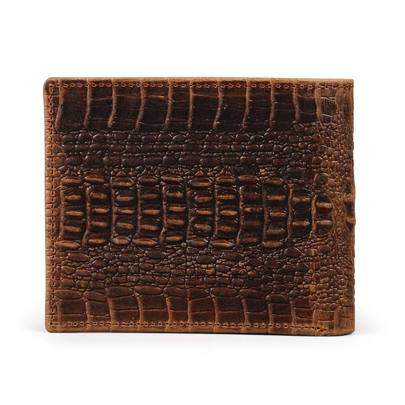 Ruil – portefeuille rétro en cuir de vache véritable pour homme