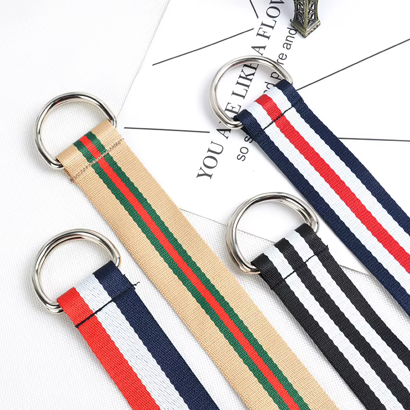 Ceinture à boucle en métal unisexe pour hommes et femmes