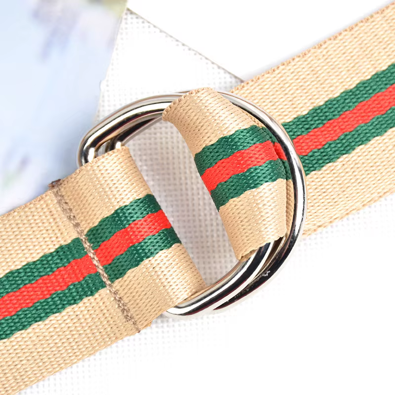 Ceinture à boucle en métal unisexe pour hommes et femmes