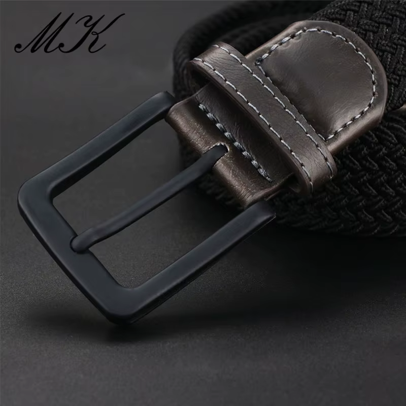 MaiKun toile ceintures pour hommes mode métal boucle ardillon militaire tactique sangle mâle ceinture élastique pour pantalons jean
