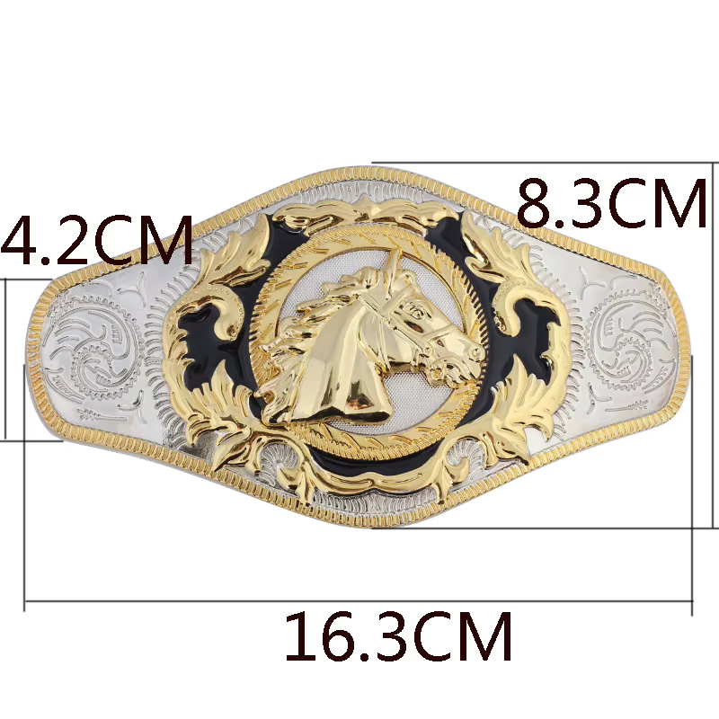 Accessoires de ceinture en alliage Double couleur