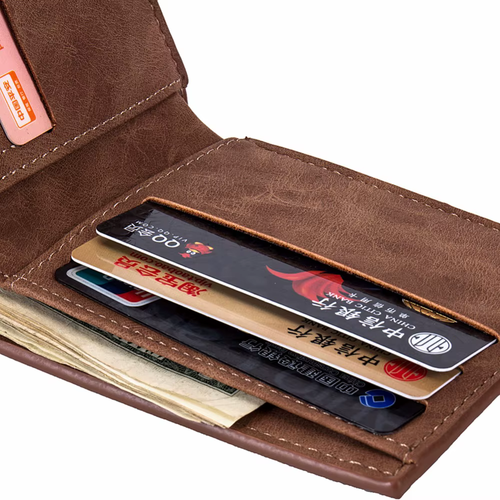 Carteira – portefeuille en cuir PU pour hommes