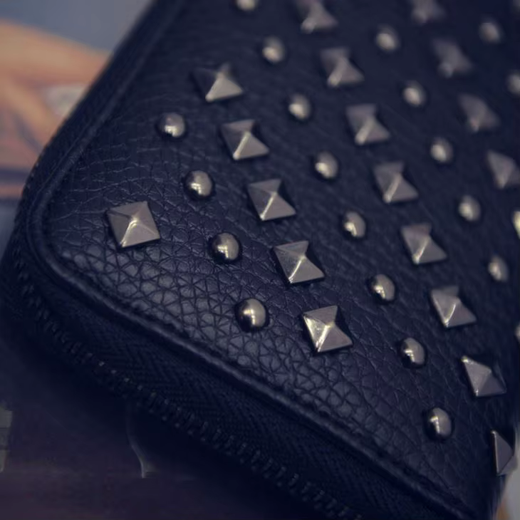 Portefeuilles de luxe femmes portefeuille concepteur Rivet marque femme