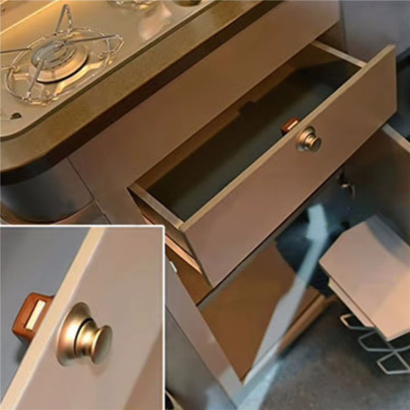 Serrure à bouton poussoir pour camping-car, 20mm, pour caravane, bateau, moteur, maison, armoire, tiroir, quincaillerie pour meubles, serrure de porte
