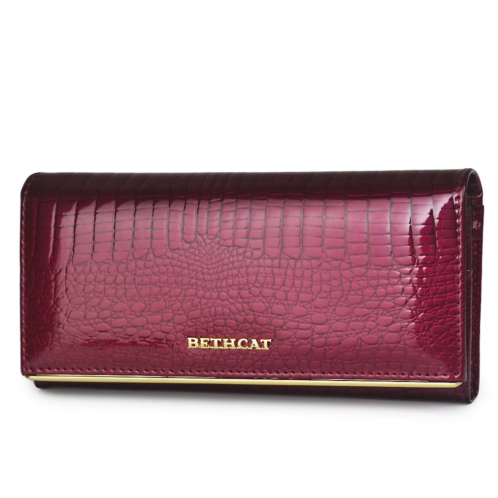 Beth Cat-Portefeuille en cuir véritable pour femme