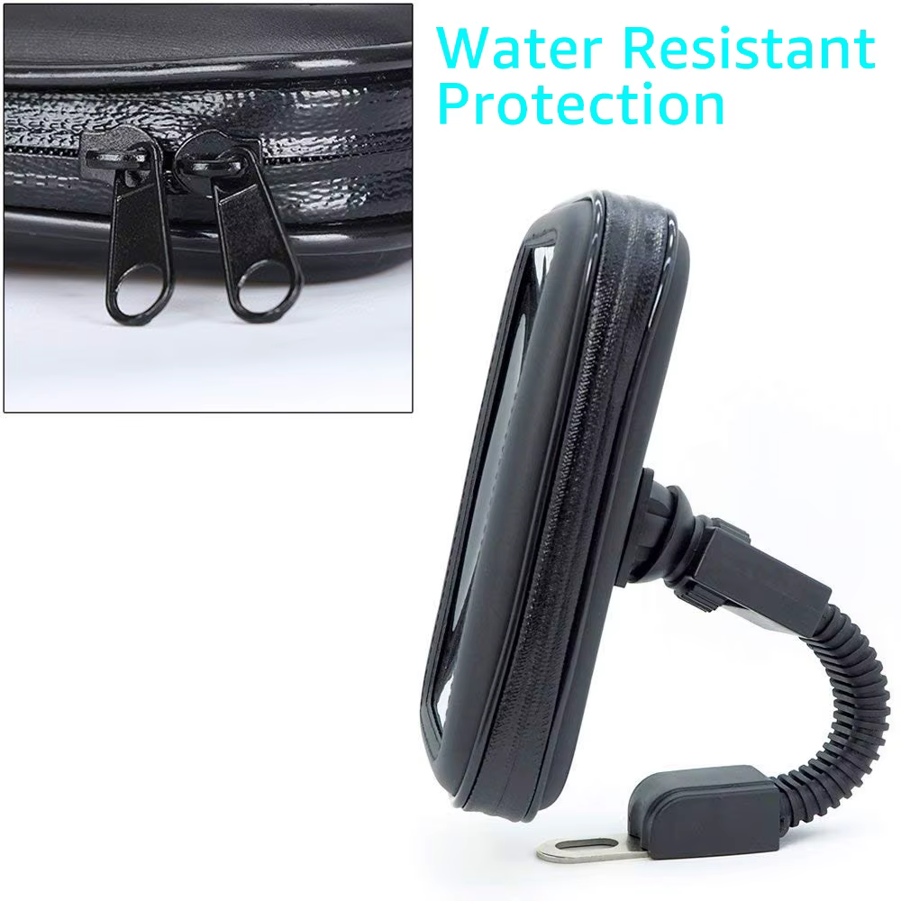 Support de téléphone pour moto, support de rétroviseur pour moto, support de fixation pour scooter, sac de téléphone étanche pour moto, pour Samsung