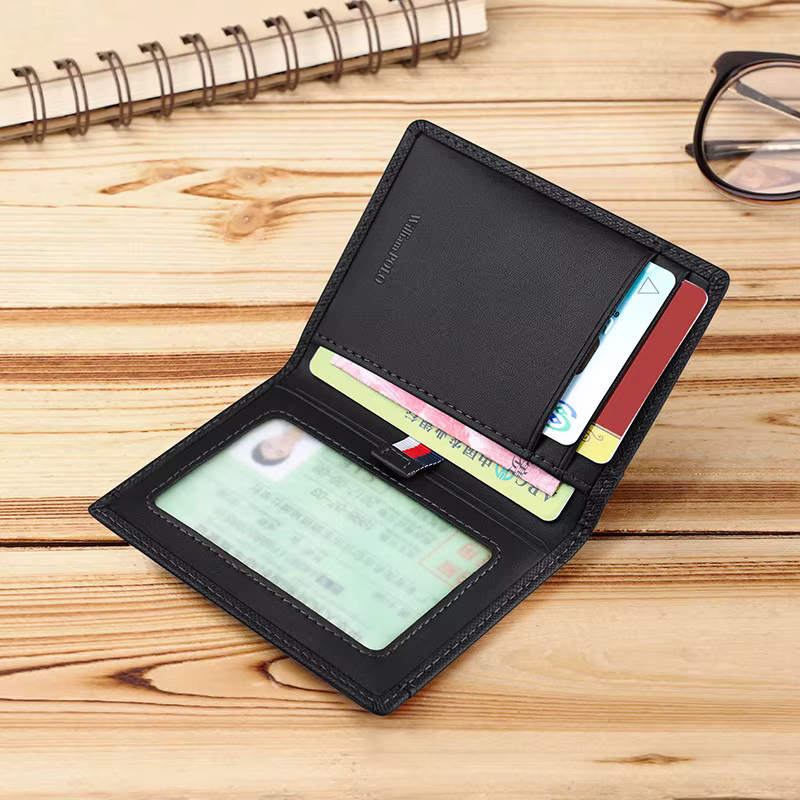 Petit porte-cartes vertical pour hommes