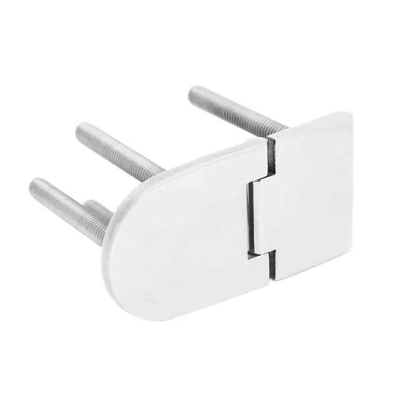 Charnière de porte de bateau avec fixation dissimulée, acier inoxydable 316 de qualité marine, quincaillerie polie pour yacht, charnière Sunshine