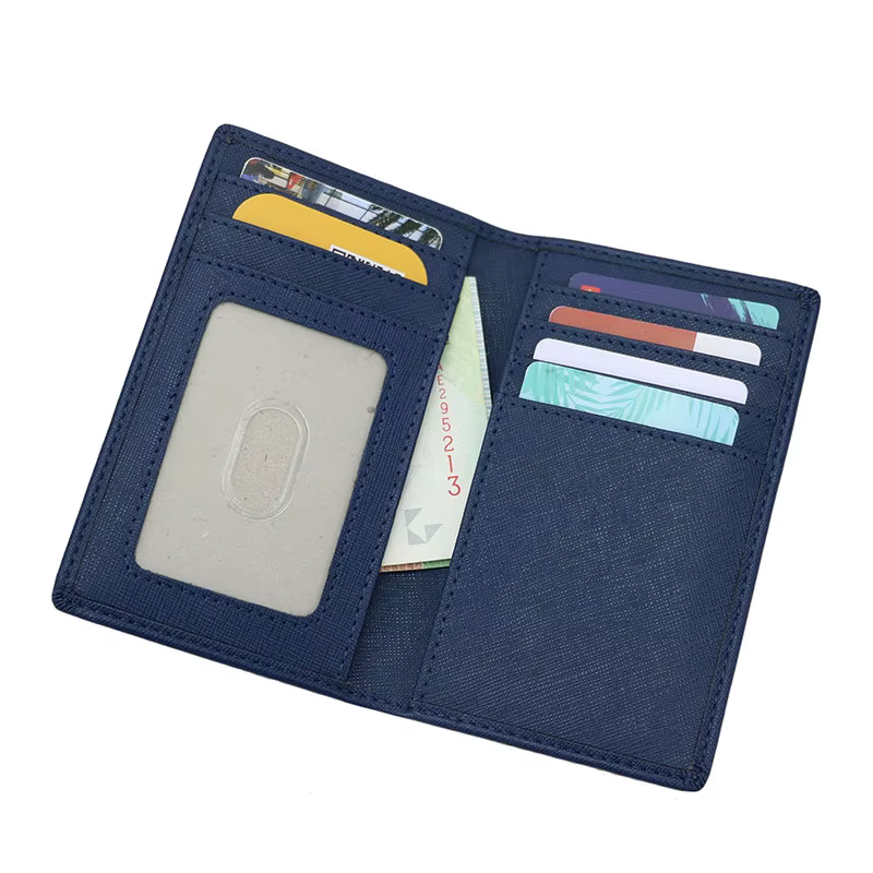 Saffiano – porte-cartes en cuir pour hommes
