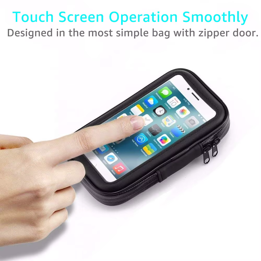 Support de téléphone pour moto, support de rétroviseur pour moto, support de fixation pour scooter, sac de téléphone étanche pour moto, pour Samsung