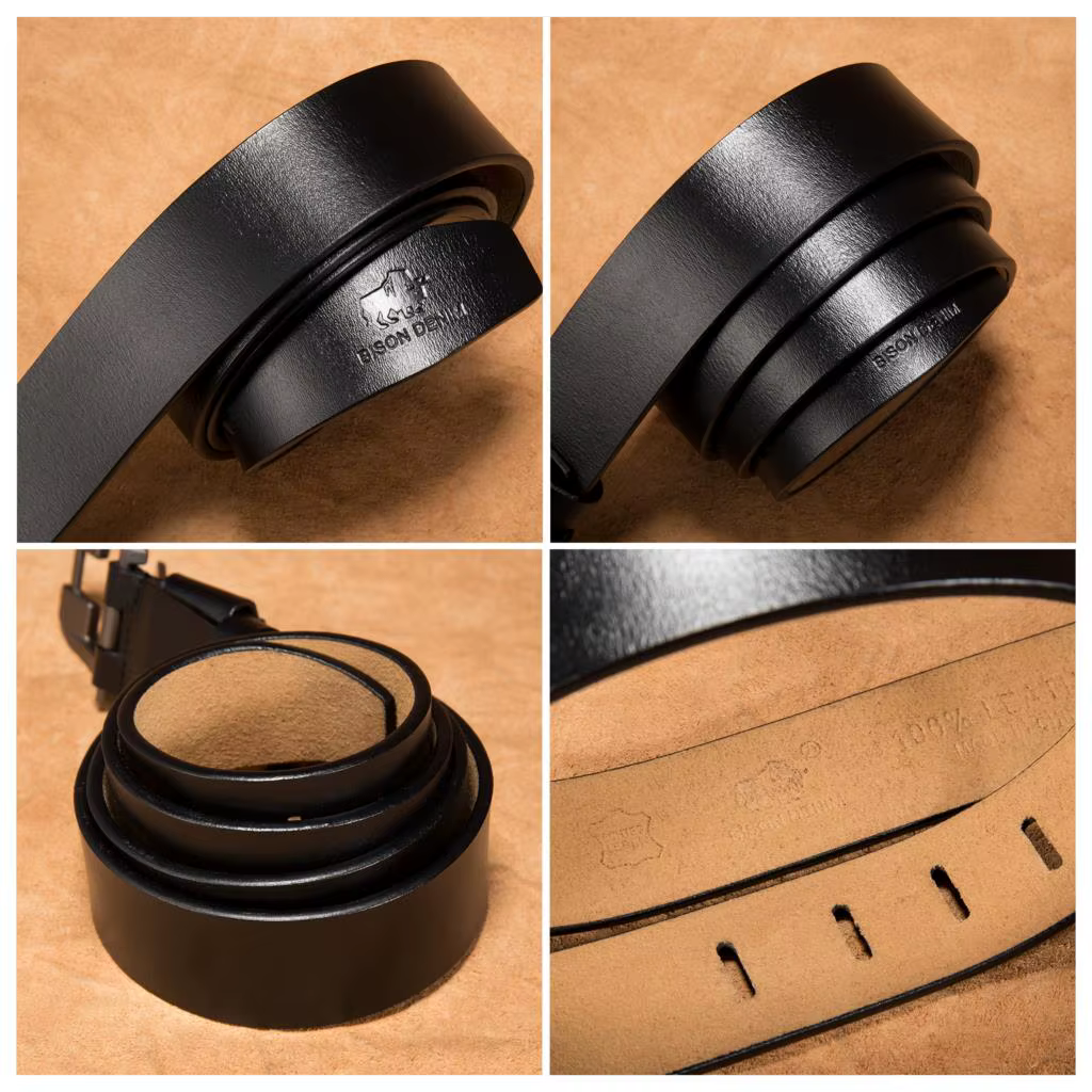 Bagressions DENIM-Ceinture en cuir de vachette véritable pour homme, marque de luxe, sangle pour jean, livraison gratuite