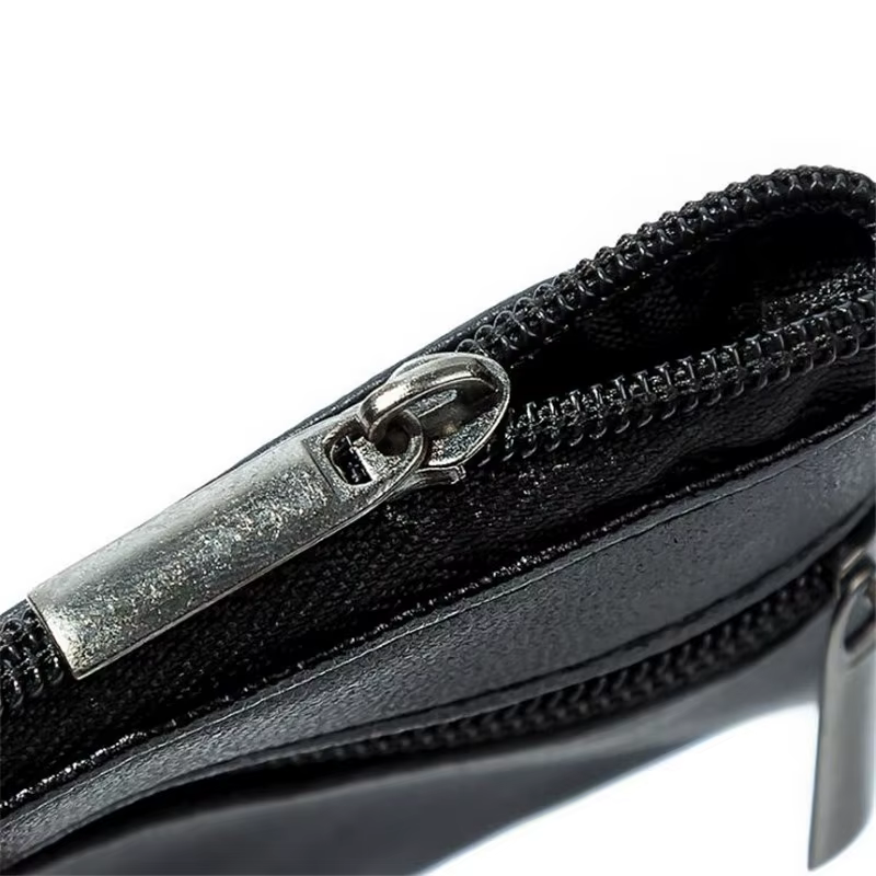 Porte-monnaie hommes petit sac portefeuille changement sacs à main fermeture éclair